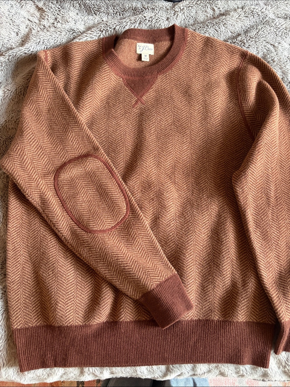 Merino wool knit for J Crew men’s sweater